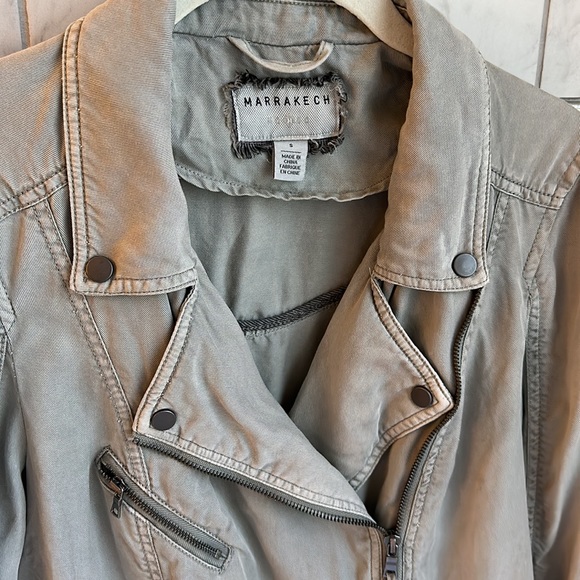 Anthropologie Marrakech Utility Jacket in olive green EUC - Picture 3 of 12
